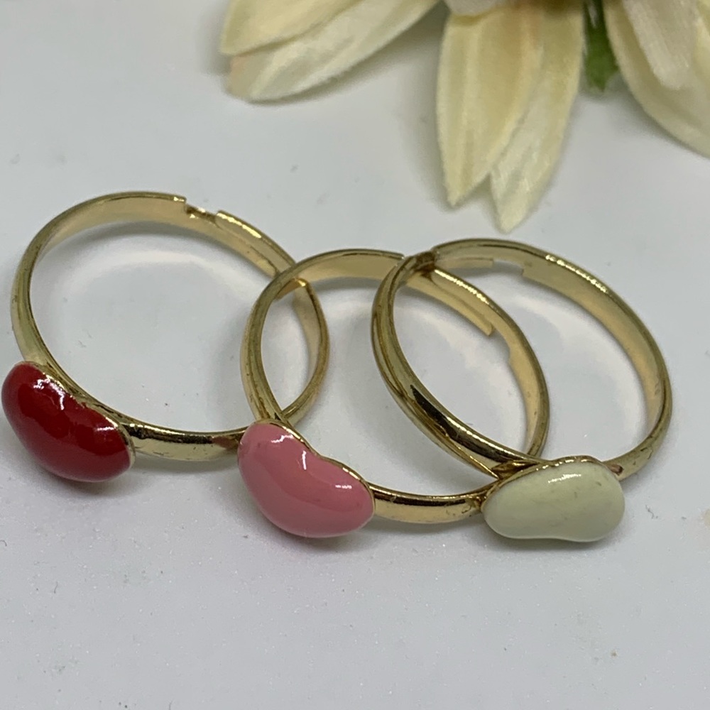 Stackable Ceramic Heart Fashion Rings -[JW-115] - Picture 2 of 7